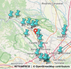 Mappa Viale Europa, 10077 San Maurizio Canavese TO, Italia (8.642)