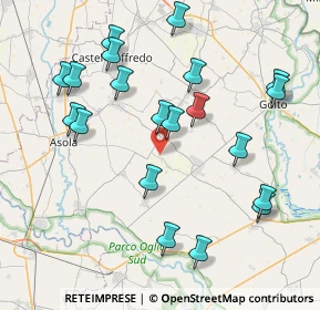 Mappa Strada Zanzarino, 46040 Piubega MN, Italia (8.6015)