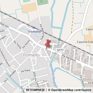 Mappa Via Guglielmo Marconi, 8, 27020 Tromello, Pavia (Lombardia)