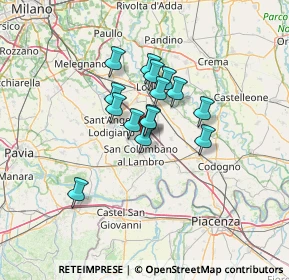 Mappa 26812 Borghetto Lodigiano LO, Italia (8.95)