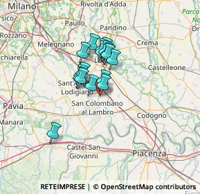 Mappa 26812 Borghetto Lodigiano LO, Italia (9.16529)