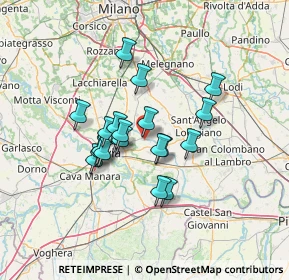 Mappa Via Giacomo Leopardi, 27010 Cura Carpignano PV, Italia (10.4125)