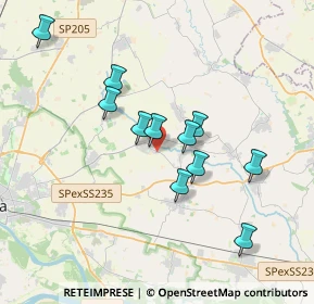 Mappa Via Giacomo Leopardi, 27010 Cura Carpignano PV, Italia (3.21545)