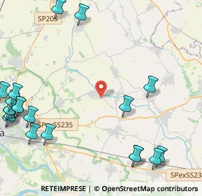 Mappa Via Giacomo Leopardi, 27010 Cura Carpignano PV, Italia (6.416)