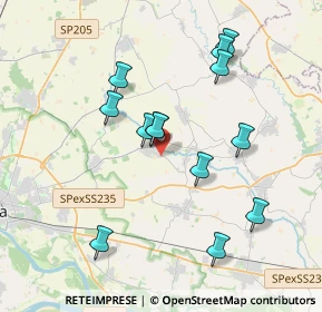 Mappa Via Giacomo Leopardi, 27010 Cura Carpignano PV, Italia (3.62692)