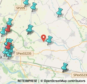 Mappa Via Giacomo Leopardi, 27010 Cura Carpignano PV, Italia (6.0525)