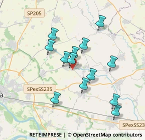 Mappa Via Giacomo Leopardi, 27010 Cura Carpignano PV, Italia (3.28615)