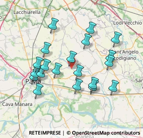 Mappa Via Giacomo Leopardi, 27010 Cura Carpignano PV, Italia (7.113)