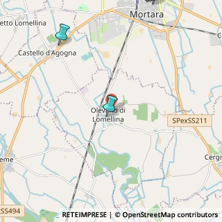 Mappa Via G. Marconi, 27020 Olevano di Lomellina PV, Italia (4.02455)