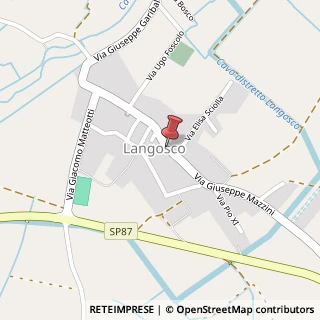 Mappa Via Giuseppe Mazzini, 16, 27030 Langosco, Pavia (Lombardia)