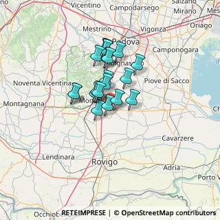 Mappa Via Pozzetto, 35043 Monselice PD, Italia (9.5185)