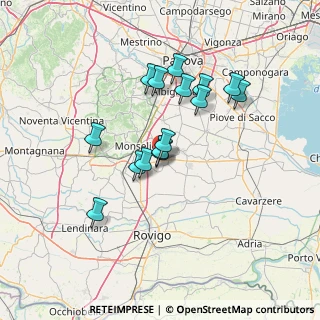 Mappa Via Pozzetto, 35043 Monselice PD, Italia (11.62)