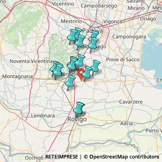 Mappa Via Pozzetto, 35043 Monselice PD, Italia (10.28)