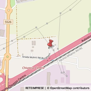 Mappa Via Mulino del Borghetto, 7, 10034 Chivasso, Torino (Piemonte)