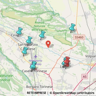 Mappa Via Malanghero, 10070 San Francesco Al Campo TO, Italia (4.50091)