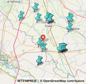 Mappa Via Roma, 37060 Sorgà VR, Italia (7.9745)