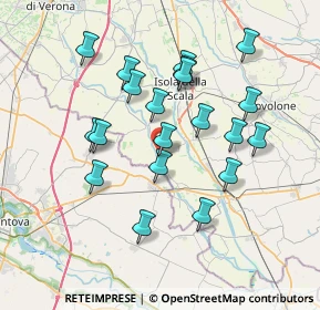 Mappa Via Roma, 37060 Sorgà VR, Italia (6.8325)