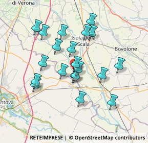 Mappa Via Roma, 37060 Sorgà VR, Italia (6.4725)