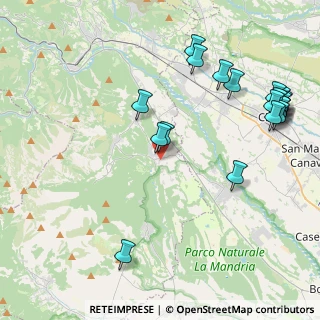 Mappa Via Rossini, 10070 Fiano TO, Italia (5.203)
