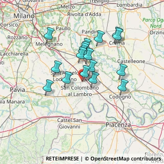 Mappa Via Case Braila, 26812 Borghetto Lodigiano LO, Italia (12.02235)