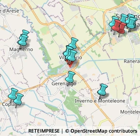 Mappa Via Circonvallazione, 27019 Villanterio PV, Italia (2.437)