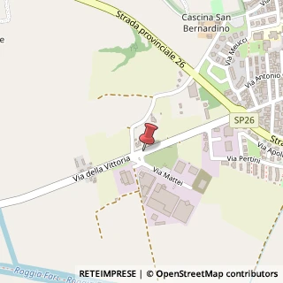 Mappa Via della vittoria 1, 26823 Castiglione d'Adda, Lodi (Lombardia)