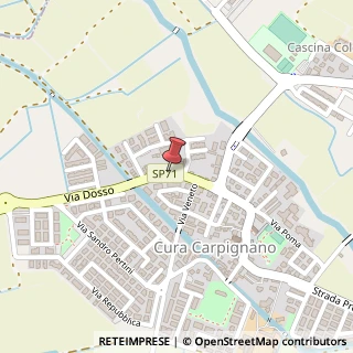 Mappa Via Dosso, 16, 27010 Cura Carpignano, Pavia (Lombardia)