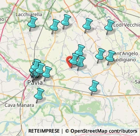 Mappa Via Dosso, 27010 Cura Carpignano PV, Italia (7.5935)