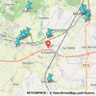 Mappa Via Granzette, 35043 Monselice PD, Italia (2.96833)