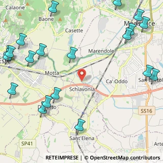 Mappa Via Granzette, 35043 Monselice PD, Italia (3.311)