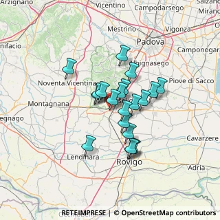 Mappa Via Granzette, 35043 Monselice PD, Italia (9.8605)