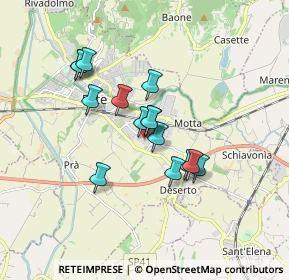 Mappa Via Gaetano Longo, 35042 Este PD, Italia (1.33533)