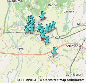 Mappa Via Gaetano Longo, 35042 Este PD, Italia (1.3635)