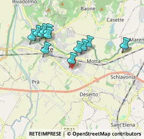 Mappa Via Gaetano Longo, 35042 Este PD, Italia (1.87385)