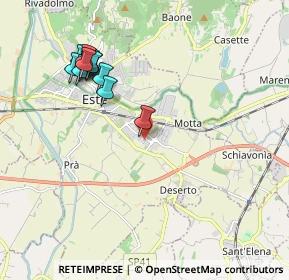 Mappa Via Gaetano Longo, 35042 Este PD, Italia (2.07)