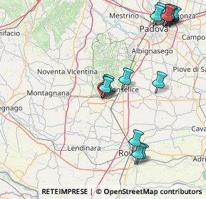 Mappa Via Gaetano Longo, 35042 Este PD, Italia (19.02533)