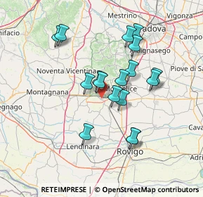 Mappa Via Gaetano Longo, 35042 Este PD, Italia (12.40059)