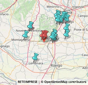 Mappa Via Gaetano Longo, 35042 Este PD, Italia (12.497)