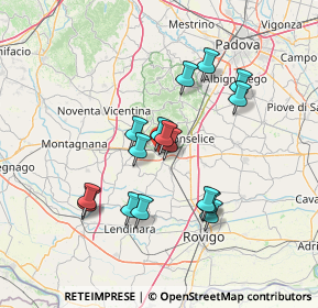 Mappa Via Gaetano Longo, 35042 Este PD, Italia (12.29563)