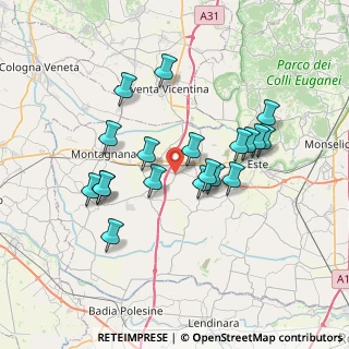 Mappa Via Roma, 35040 Santa Margherita D'adige PD, Italia (6.49526)