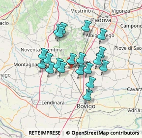 Mappa Via Capitello, 35042 Este PD, Italia (10.992)