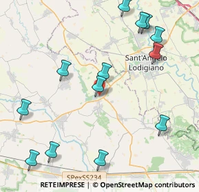Mappa Via Vittorio Bachelet, 27019 Villanterio PV, Italia (5.05615)