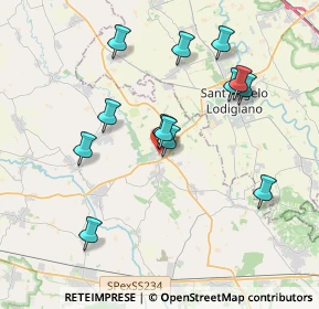 Mappa Via Vittorio Bachelet, 27019 Villanterio PV, Italia (3.62846)