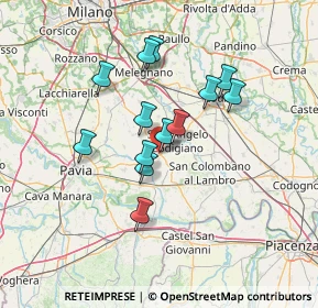 Mappa Via Vittorio Bachelet, 27019 Villanterio PV, Italia (11.22923)