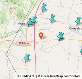 Mappa Via Cuora, 35043 Monselice PD, Italia (5.77667)