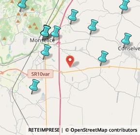 Mappa Via Cuora, 35043 Monselice PD, Italia (4.98583)