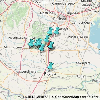 Mappa Via Cuora, 35043 Monselice PD, Italia (8.62909)