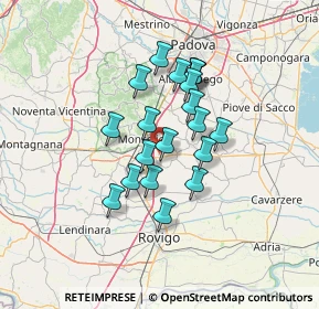 Mappa Via Cuora, 35043 Monselice PD, Italia (10.416)