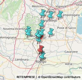 Mappa Via Cuora, 35043 Monselice PD, Italia (10.38067)