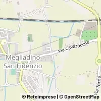 Karte Megliadino San Fidenzio
